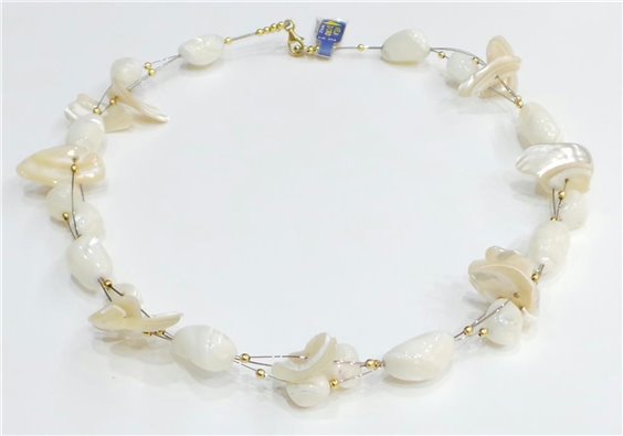 Collana Stocco Oreficeria Donna in Oro Madreperla GE354 - GE354